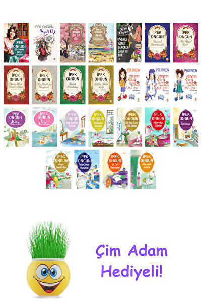 Artemis Yayınları İpek Ongun 25 Kitap Seti + Çim Adam Hediye