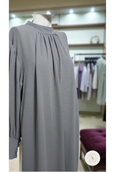 AKBOZ Burgulu elbise