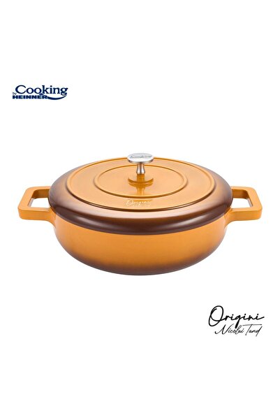 Cooking by Heinner CAST ALUMINUM PAN + LID 26x8 CM, 3.4L, NICOLAI TAND, ORIGINI