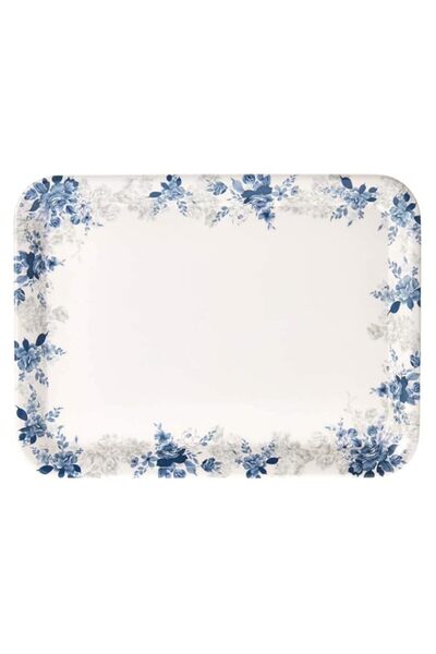 Generic Melamine Tray Rose Garden Small 24Cm