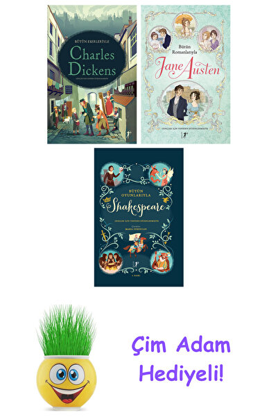 Artemis Yayınları Anna Milbourne 3 Kitap Seti + Çim Adam Hediye