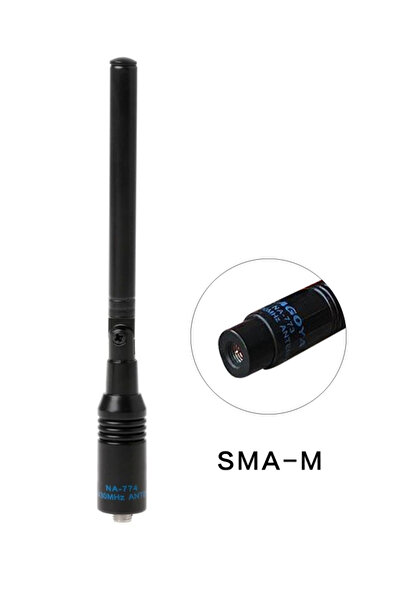 THK ® NA-774 SMA-M Antenna, Telescopic, Dual Band VHF/UHF for Quansheng, Kenwood, Baofeng, HYT, TYT
