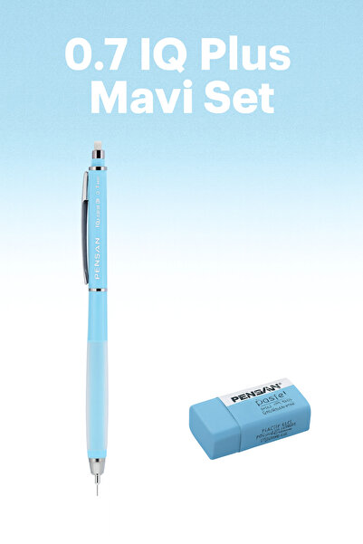 KarmaOfis مجموعة أقلام ماي آي كيو بلس متعددة الاستخدامات 0.7 باللون الأزرق ال...