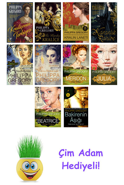 Artemis Yayınları Philippa Gregory 10 Kitap Seti + Çim Adam Hediye
