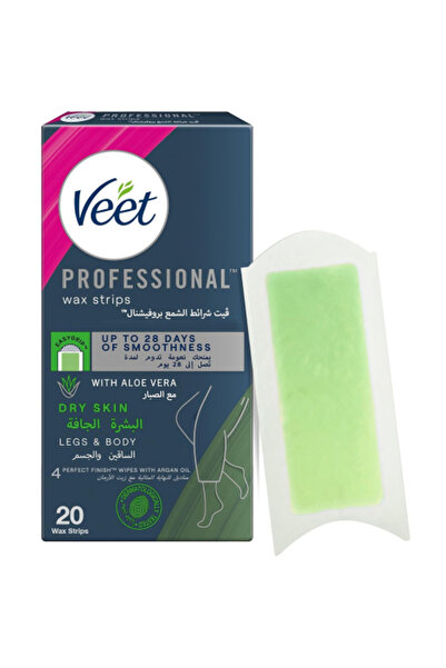 Veep Veet Hair Removal Wax Strips for Dry Skin - 20 Strips