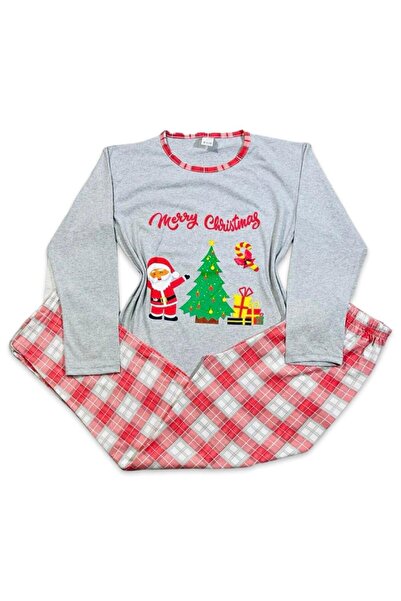 Intisimo Γυναικείες Πιτζάμες, Χριστουγεννιάτικο Θέμα, Καλά Χριστούγεννα, Γκρι...