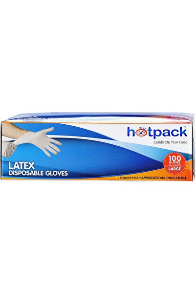 Hotpack Powder-Free Latex Gloves