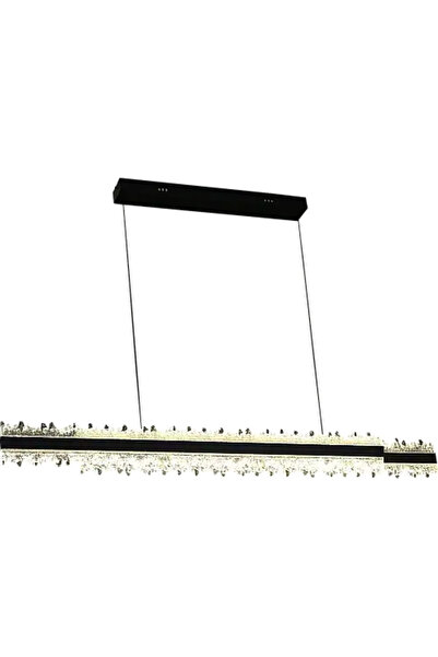 HAMER Modern black chandelier, 3 lights, 1200L + 85W