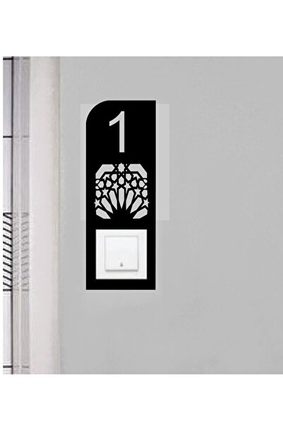 Mio Life Modern Decorative Circle Door Number Bell Socket Frame Wall Decoration Modern