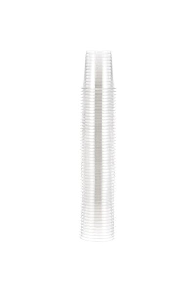 Generic Hotpack Disposable Clear Strong Plastic Cups 8 ounce for Iced Coffee,...