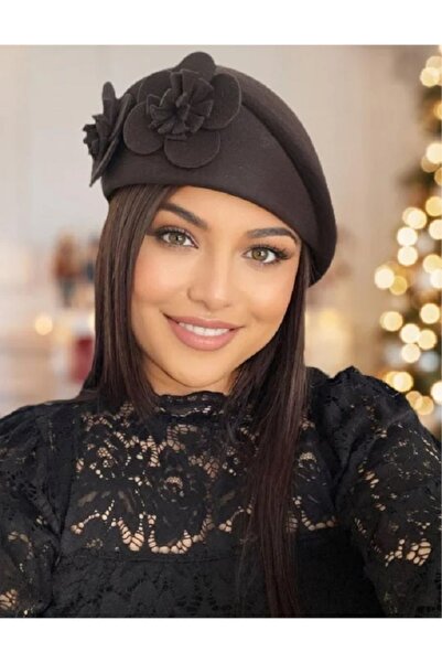 Confortino Luxury women's hat with a corner toca REGINA - one size, adjustable, made in Romania