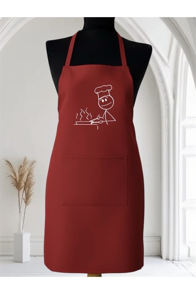 favori bonem Patterned Kitchen Apron Chef Apron Cook Clothing First Quality Chef Apron