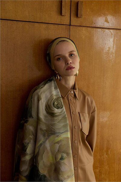 İpekhan Winter Bloom Soft Shawl 3068-10025