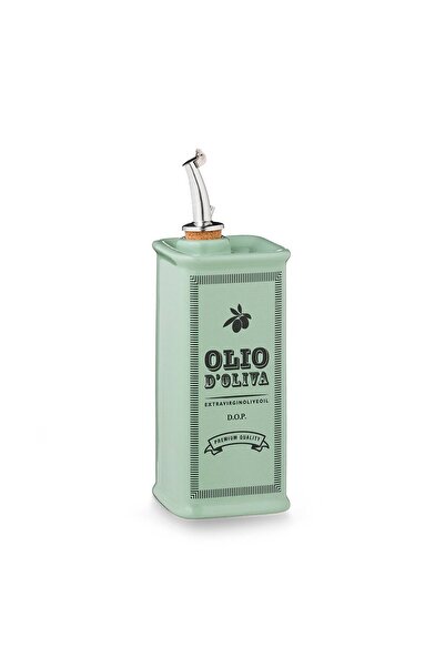 Rainbow Exclusive Nuovacer - vintage green square oil bottle 500ml