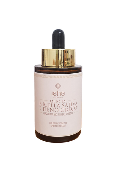 isha Ulei de chimen negru, Nigella Sativa și ulei de schinduf 50ml,