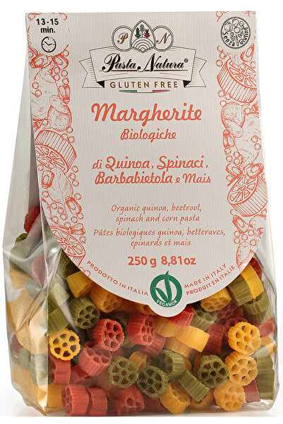 Pasta Natura paste fără gluten cu margarete tricolore, 250g