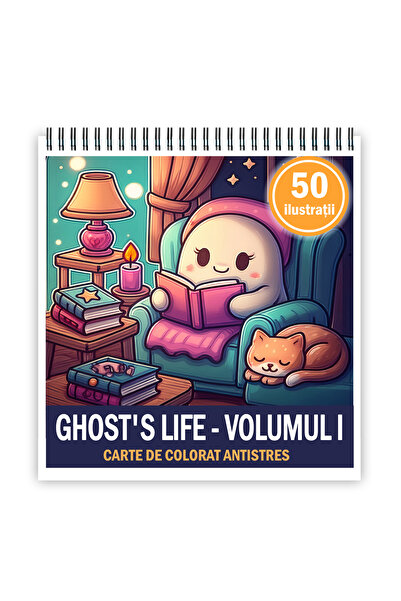 Legendary Gifts Carte de colorat, 50 de ilustrații Viața de fantomă - Volumul...