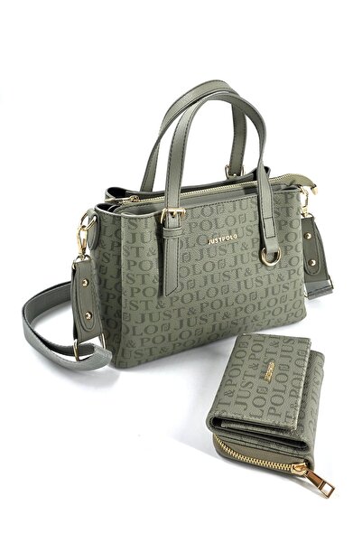 Just Polo Original Women's 3-Compartment Luxury Soft Leather Adjustable Crossbody Shoulder Bag Wallet Konbini