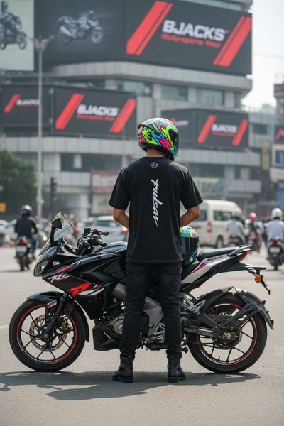 BJACKS Motorsports Wear Premium T-Shirt Special for Bajaj Pulsar Enthusiasts