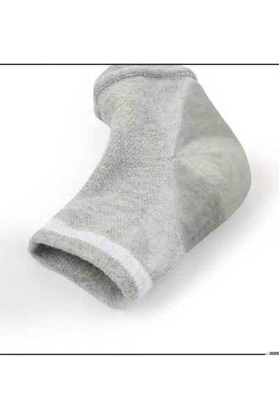 ORGANICYOU Zhuji Moisturizing Gel Heel Socks - Open Toe, Non-Toe, Dry, Cracked Feet