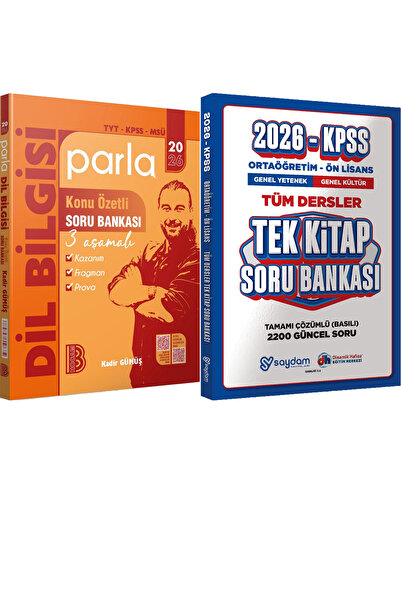 Benim Hocam Yayınları 2026 Parla Dilbilgisi Soru Bankası - Ortaöğretim Ön Lis...