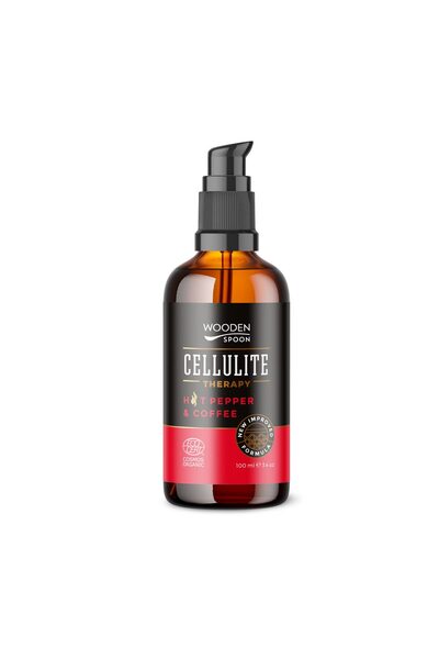 Wooden Spoon Ulei anticelulitic cu ardei iute și cafea, 100 ml,