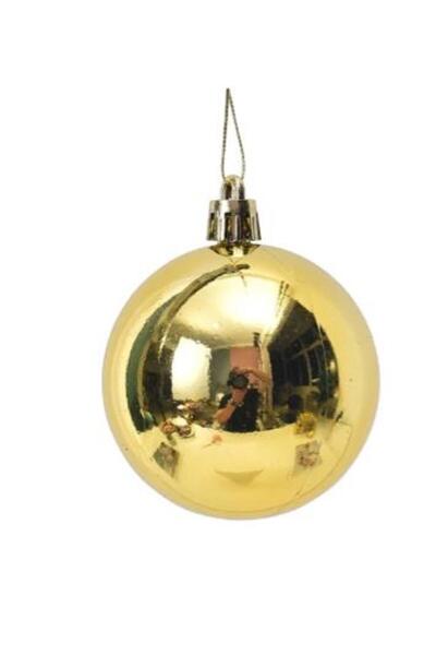 mutlu adım 6 bucăți de 10 cm ornament pentru copac cu bile de Crăciun