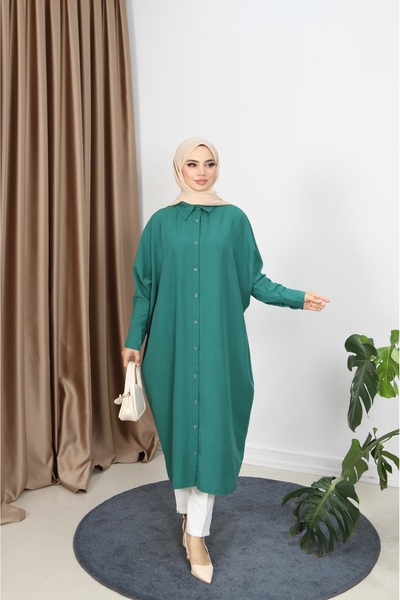 NİSUM MODA Long Tunic Shirt