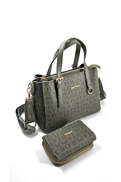 Just Polo Original Women's 3-Compartment Luxury Soft Leather Adjustable Crossbody Shoulder Bag Wallet Konbini