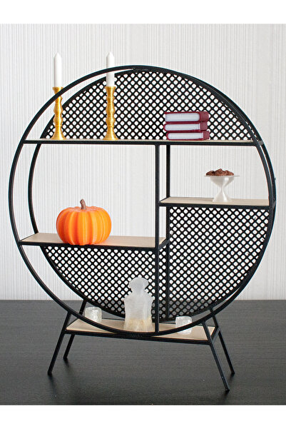 MOON SİRİUS 1/10 Ölçek Minyatür Daire Formlu Modern Raf Ünitesi Maket-Bebek e...