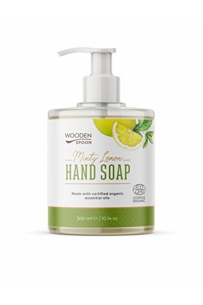 Wooden Spoon Liquid hand soap with mint and lemon, , 300ml,