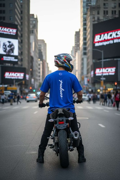 BJACKS Motorsports Wear Premium T-Shirt Special for Bajaj Pulsar Enthusiasts