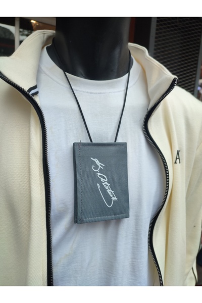 JANJAN Asker Wallet, Sports Wallet, Neck-Hanging Wallet, Fabric Wallet, Snap-Fastened Wallet, Snap-Fastened Wallet