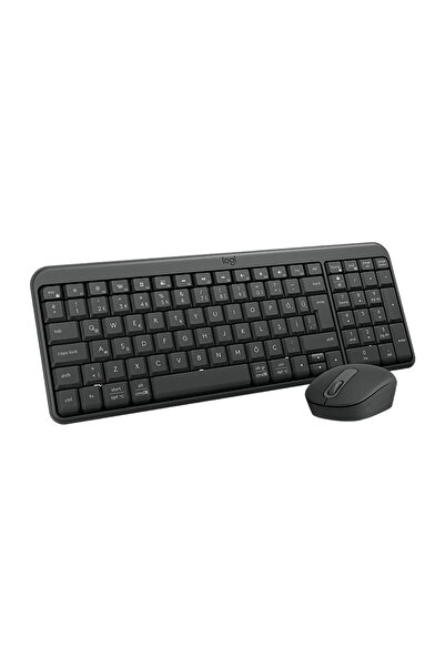 logitech MK250 Kablosuz Bluetooth Kablosuz Klavye ve Mouse Seti Siyah