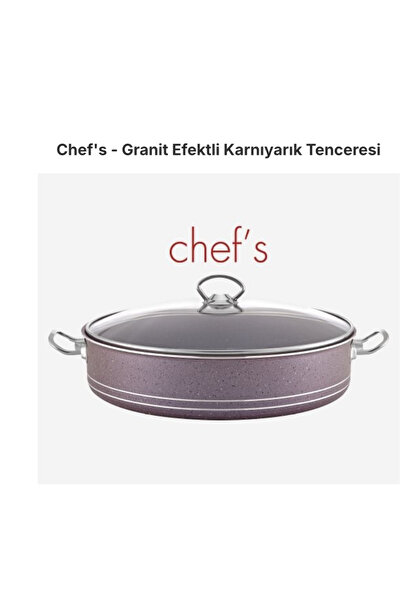 Chef's Granit efektli Karnıyarık Tenceresi 22 cm