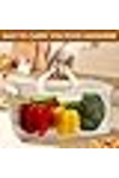 The Bros Refrigertor Fruit Storage Containers Lids & Hndle comprtment Fridge Organizer Drin