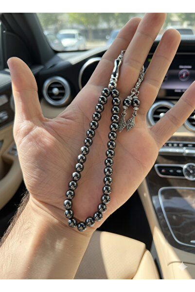 A-STİL TAKI Men's Süleyman Çakir Barley Cut Gift Boxed Double Tassel Wrist Length Prayer Beads