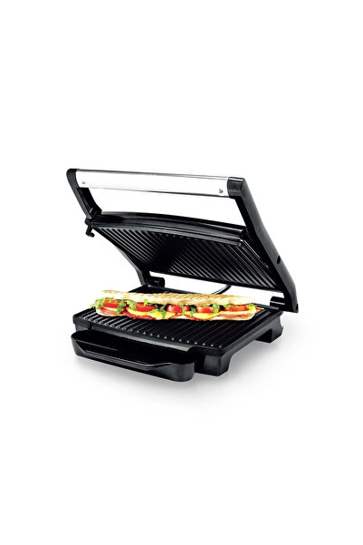 SAACHİ Grill Press & Sandwich Maker with Automatic Temperature Control, Non-Stick Plates, Cool-Touch