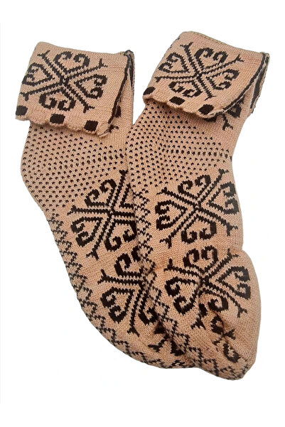 Star Fashion Sosete tricotate, 100% lana, model traditional