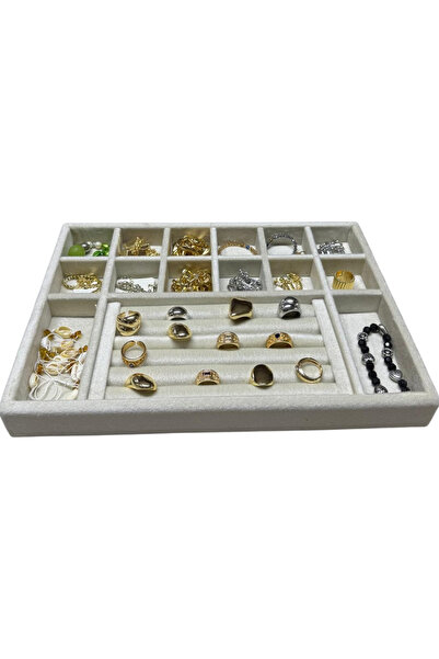 Moda fiesta Drawer Jewelry Organizer – Wooden Baby Face Finish Organizer 34×24×3