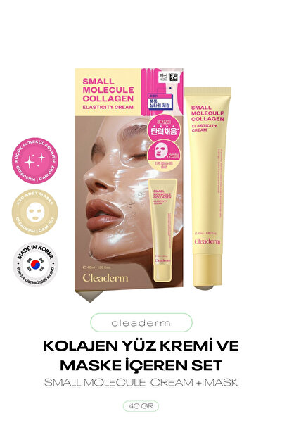 Cleaderm Küçük Moleküllü Kolajen Yüz Kremi Small Molecule Collagen Elasticity...