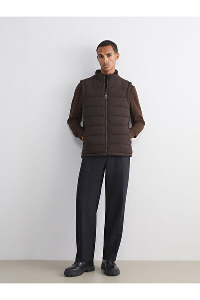 LC Waikiki Create Your Style from Uzg Store |   Slim Fit Stand Collar Men's Puffer Vest