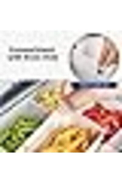 The Bros Refrigertor Food Storage Box Lid comprtment Organizer Detchble Drin Bskets