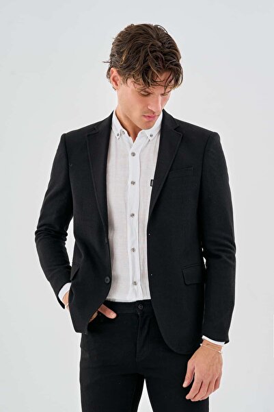 Savira Men's Jacket Knitted Fabric Full Lycra Ty89763Gh30 New Season