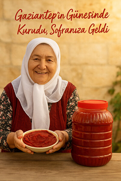 BİZİMHEKİM ŞİFA EVİ Gaziantep Güneşte Kurutulmuş Tatlı Biber Salçası 5 KG | E...