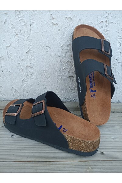 Huzurlu Adımlar Mantar Taban High Quality Unisex Slippers