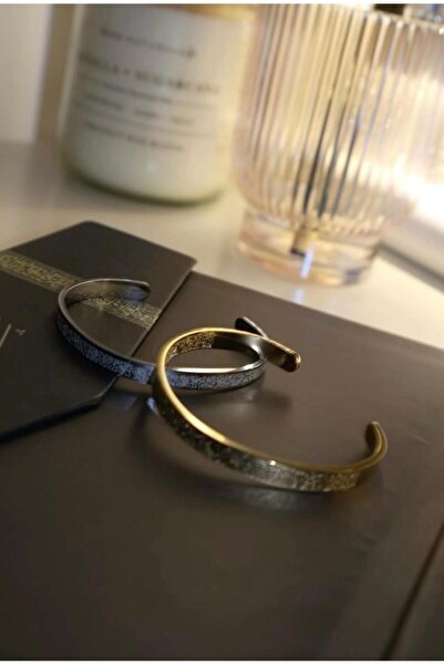 Solvia Officiall İkili Ayetel Kürsü Bileklik - Paslanmaz Kararmaz Çelik -