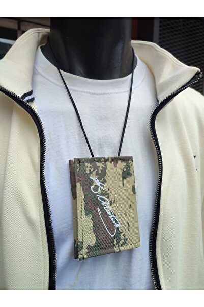 JANJAN Wallet, Sports Wallet, Neck-Hanging Wallet, Fabric Wallet, Button Wallet, Buttoned Wallet