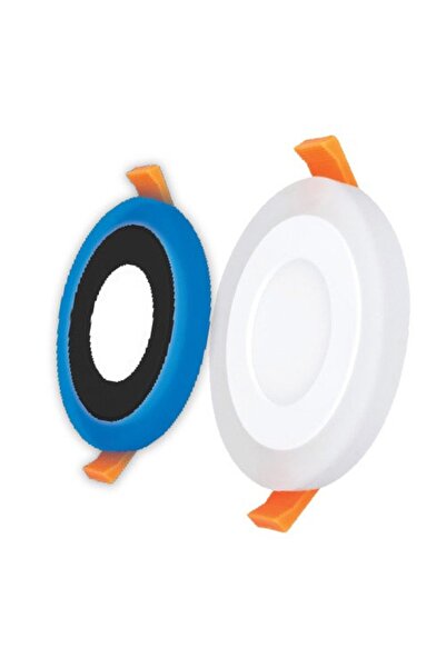 Klaus Panel (Recessed Round Red) 3W+3W 130Lm 6500K, KE35801R (60)