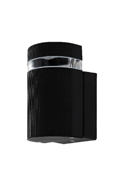 Klaus Semi-Round Wall Lamp Black Ip54 1XGu5.3 Alu.+Pc 100*95*160Mm, KE46415 (20)